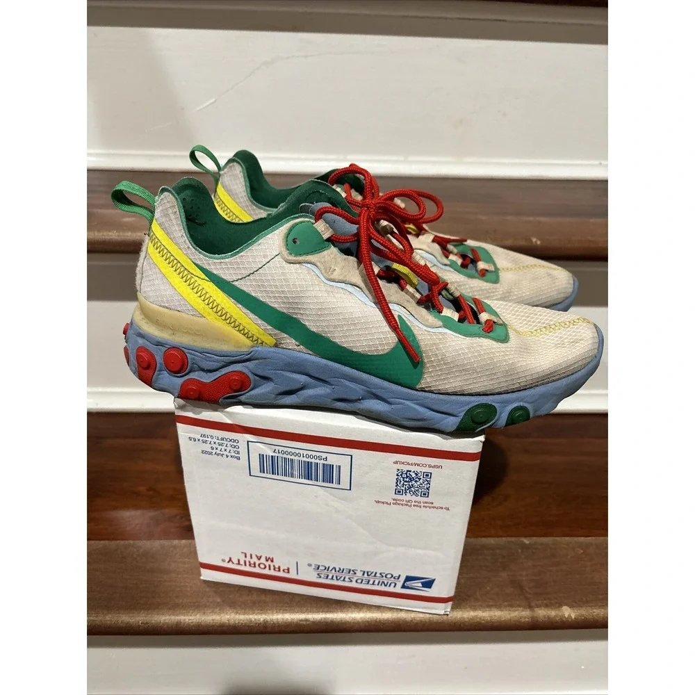 Nike React Element 55 SE Super Nintendo Size 9 CT1142-800 No Box